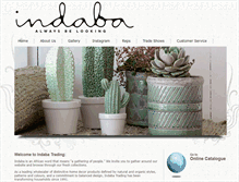 Tablet Screenshot of indabatrading.com